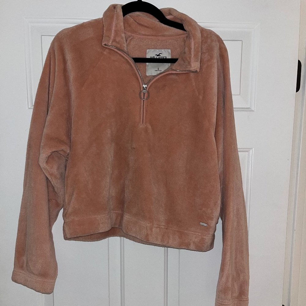 Hollister Light Pink Half Zip